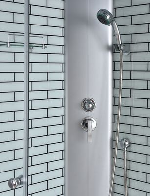 Einfache saubere Quadrant-Duscheinschließungen schieben 1-1.2mm