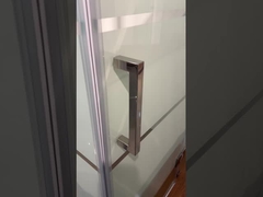 Preisgünstige Duschkästen mit weißem Druckglas und Aluminiumrahmen