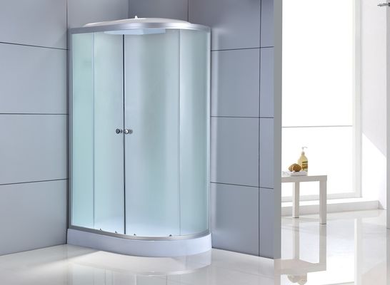 Mat Glass Shower Door Enclosures-Aluminiumspant 1-1.2mm