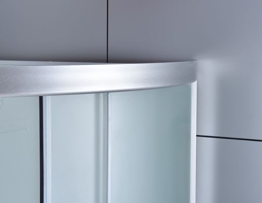 Mat Glass Shower Door Enclosures-Aluminiumspant 1-1.2mm