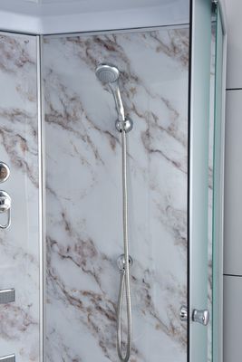 Badezimmer-weiße Quadrant-Duscheinschließungs-Aluminiumrahmen