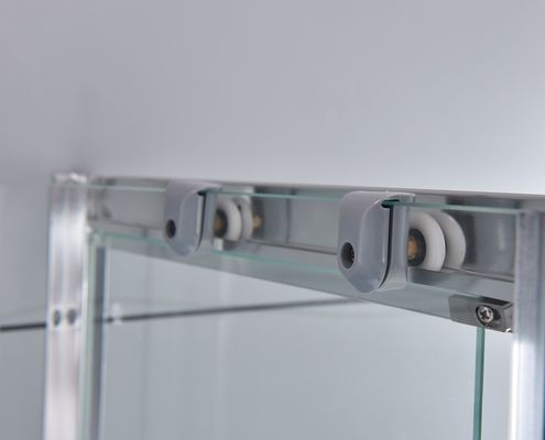Chrome-Aluminiumeckeintritts-Duscheinschließungs-Klarglas 5mm