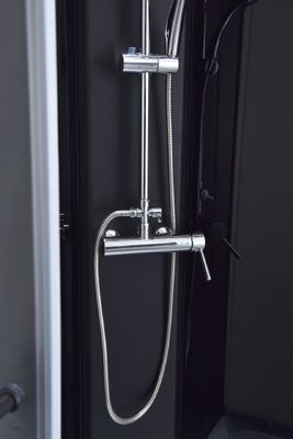 800x800x1900mm schwarze Badezimmer-Duscheinschließungen 6mm