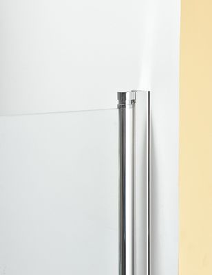55&quot;“ Klarglas-Silber-Aluminiumrahmen des Gelenk-X47 der Duschtrennwand-6mm