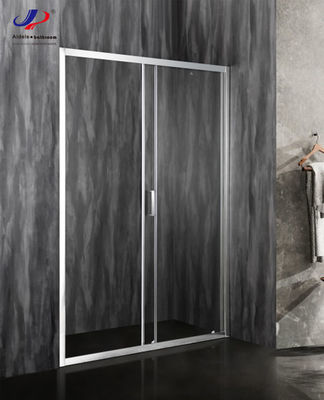 5/6mm Schiebetüren aus Glas Dusche Türen 120*190cm Größe Gehärtetes Glas Aluminiumrahmen